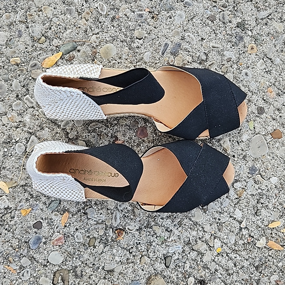 Andrew Assoue wedge heel